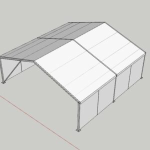 Tente professionnelle alu 10x10m – Structure renforcée 100 m²